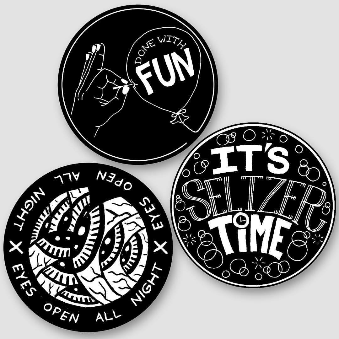 Only ten days left to preorder one of the these bad mama jamas. (LINK IN BIO) #iron #ironon #patches #badges #accessories #art #artist #wearableart #blackandwhite #no #fun #sleep #seltzer #baloon #pins #buttons #stickers #lowbrow #lowbrowart...
