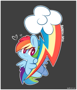lifeloser:  Cutie Mark - Rainbow Dash  <3!
