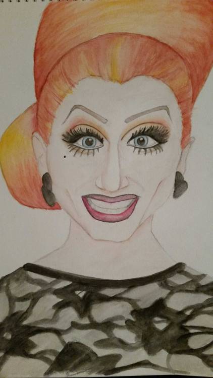 A Lil sketch I did of Bianca del Rio that I’m proud of so I thought I’d share it with ya