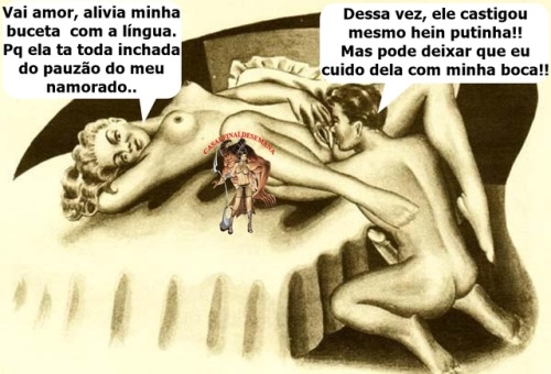 Não existe coisa melhor que começar uma noite de amor com a esposa, lambendo a bucetin