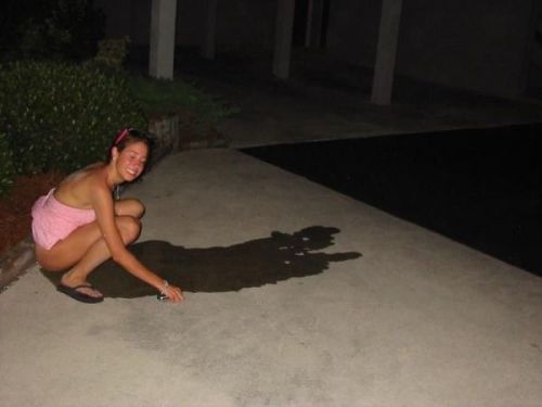 humiliate-me:  I want to know how much she drank to pee a puddle that size… humiliate-