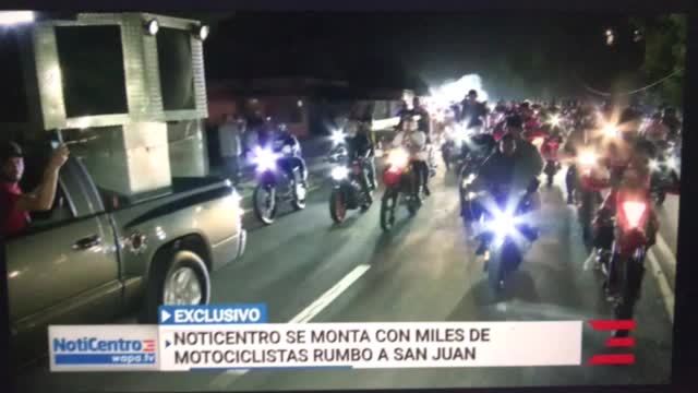 draconian-rex-deactivated202207:Rey Charlie leads around 3,000-4,000 bikers towards Old San Juan to join protesters calling for Gov. Ricardo Rosselló’s resignation. This is the fifth consecutive day of protests (July 17, 2019)