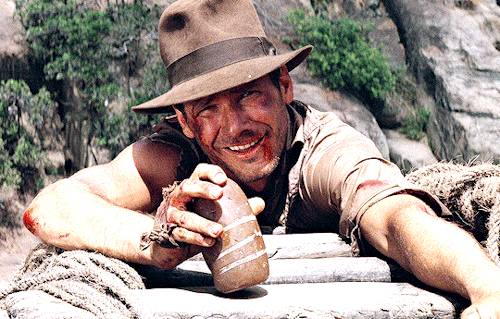 brucebanners:Harrison Ford as Indiana Jones in Indiana Jones and the Temple of Doom (1984), dir.Stev