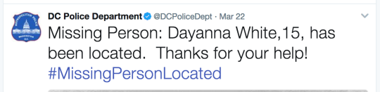 PSA: THERE IS NOT A PLAGUE OF DISAPPEARING CHILDREN IN DC