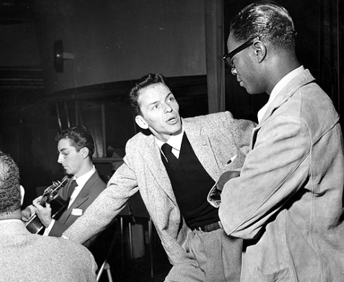 francisalbertsinatra:  Frank Sinatra and Nat King Cole over the years