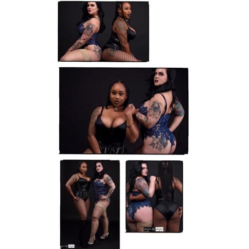 Models are @ms.sinister.rose  and @asiammkay  #photosbyphelps #curves #curvymodelsrock