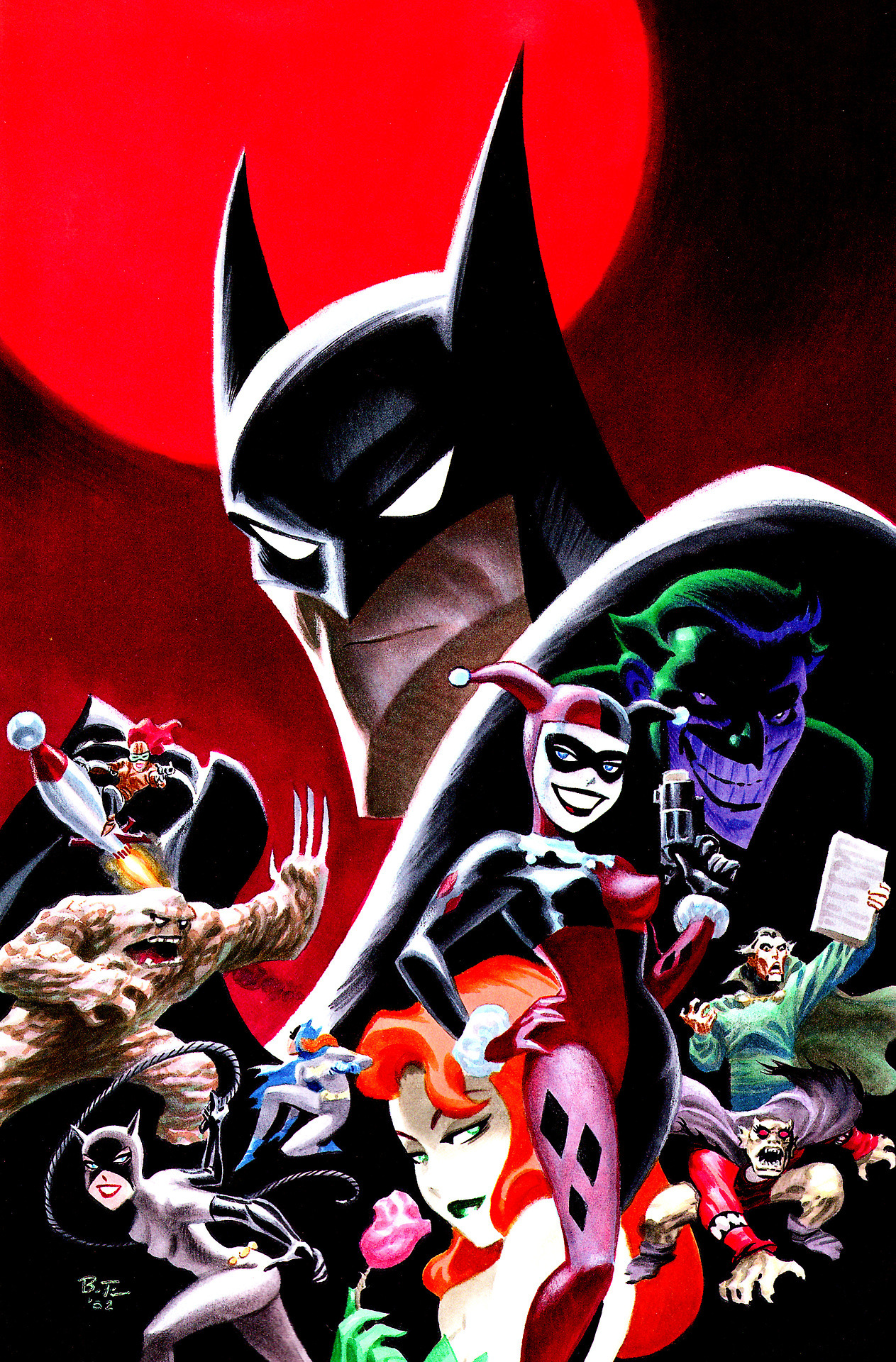 Joker and harley quinn bruce timm