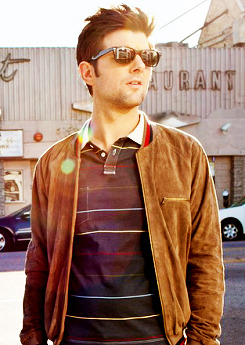 nickmillerturtleface:  &ldquo;Adam Scott is an unlikely romantic lead. He is