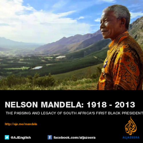 Al Jazeera remembers the man who embodied South Africa&rsquo;s long walk to freedom: http://aje.me/m