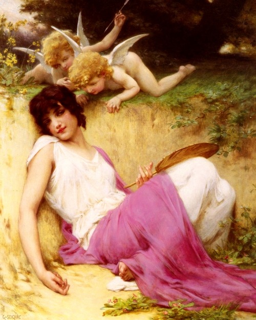 Innocence by Guillaume Seignac, 1900.Unschuld von Guillaume Seignac, 1900.