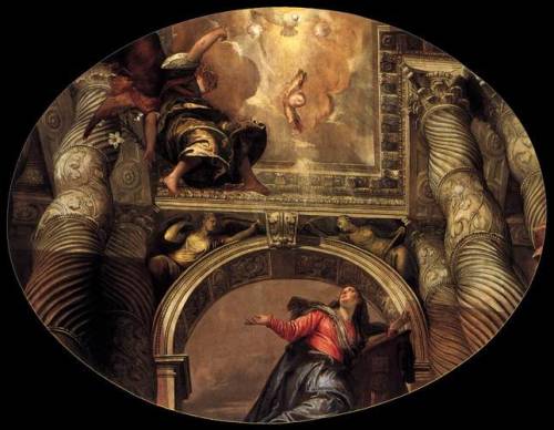 Annunciation, 1558, Paolo VeroneseMedium: oil,canvas