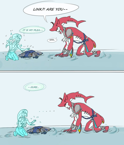 artemissoteira:greeds:leeryeels:fun game[ID: a 16-panel digitally drawn comic of prince sidon and li