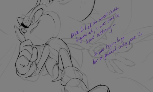 Another WIP! This time it’s from my recent Super Sonic painting. Enjoy! Hope you find it helpf