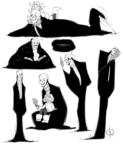 leeffi:  i’ve been on a gaster kick lately, so i sorta went with it??? what can i say, i just really love this sad, void man lmao. (btw some of the images have caption!)  also included some pre-core gaster! i’ve decided that i like the idea of my
