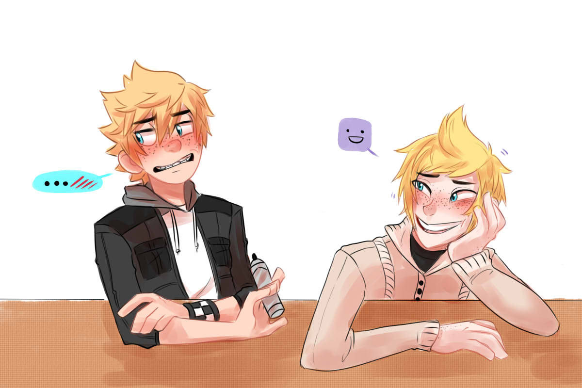 sleepychocobo:  Prompto: Remember when you were still baby-like, you drew “freckles”