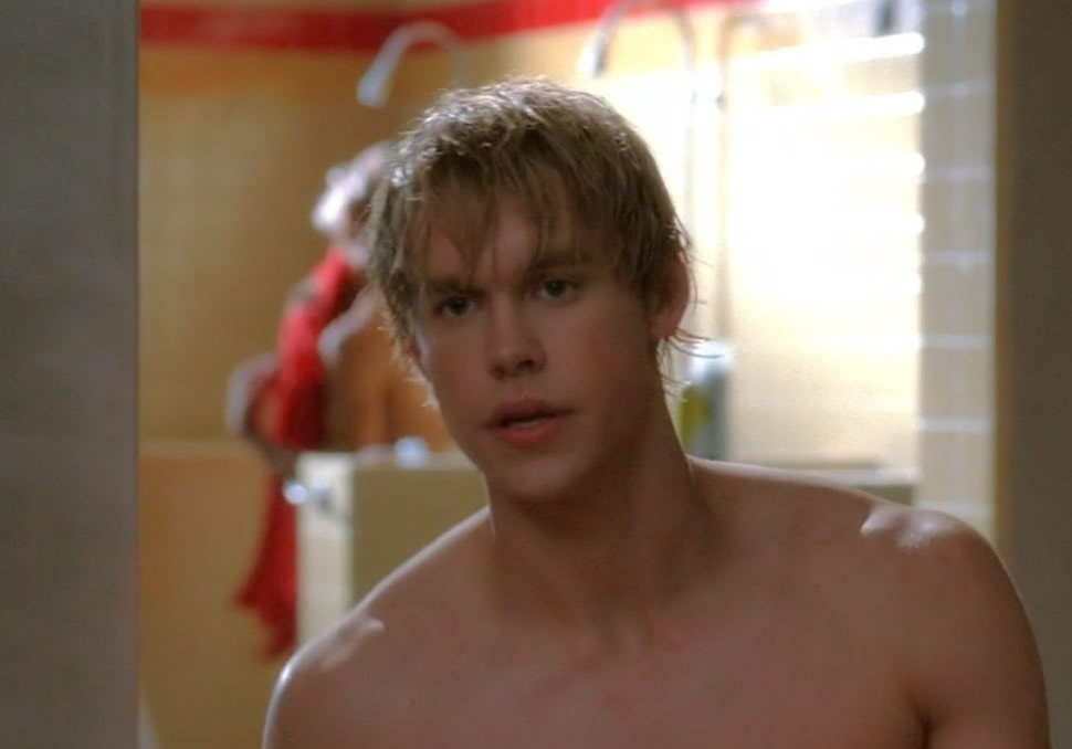 boycaps:  Chord Overstreet shirtless and wet in “Glee” 