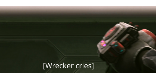No Question Who's The Top In This Relationship. (Wrecker Secretly Loves It. Crosshair Knows It)