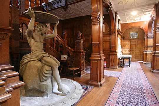 steampunktendencies:  Stokesay Court was built by the rich Victorian era merchant, philanthropist,