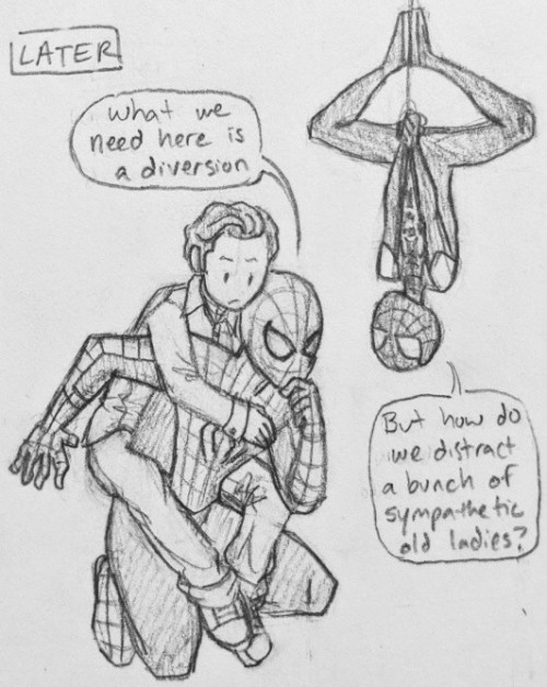 dakt37: Still on my “Tom Holland in a Spider-Verse sequel” kick. I was thinking about how he might b