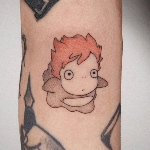 ig: omantattooer outline;ponyo