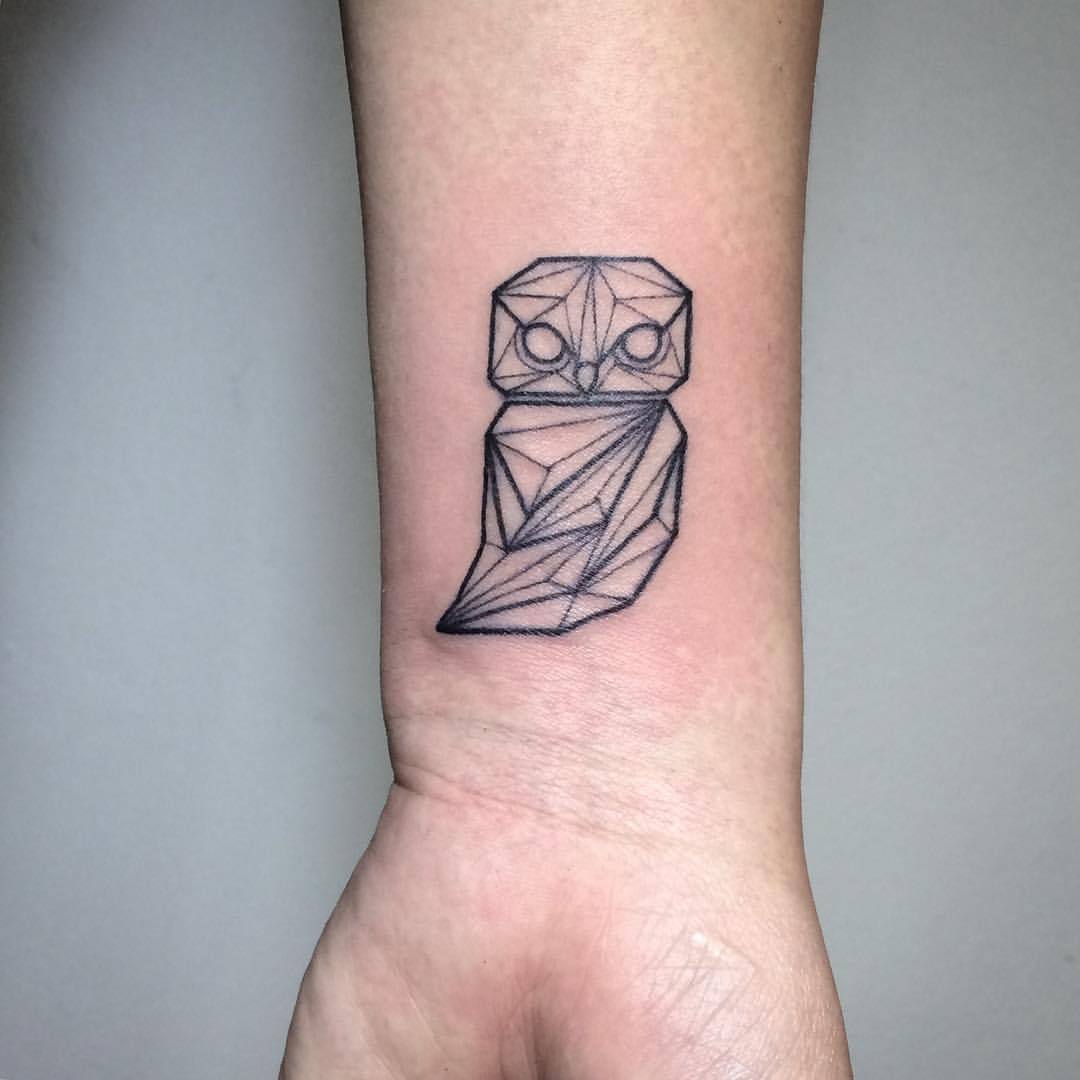 Aggregate more than 79 minimalist owl tattoo latest  incdgdbentre