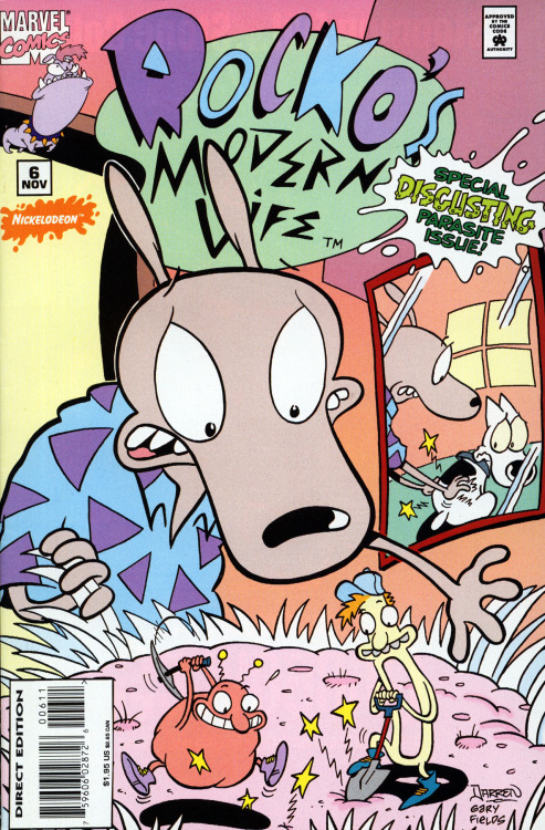 dudpendous:  Keeping with the Nick theme here’s Marvel Comics Rocko’s Modern Life which ran for only 7 issues. 