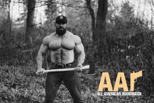 roughmuscle:  sannong:  Seth Feroce - He’s back! After disappearing from BBing for 3 years to fix his personal life and figure things out, he’s back! God he is hot, and the beard! Lumberjack on steroids. YES! On a serious, not muscle obsession note,