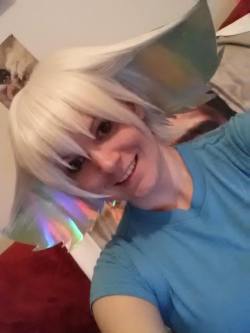 slbtumblng:  adnarimificationized:  Ragyo Kiryuin cosplay in the works.  I recently finished my wig, though now looking at it again I need to adjust some pieces.  The dress still has work to finish on it like the front flap belt thingy and then the