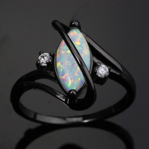ultrafacts:flower-whisper:Beautiful Black Gold Filled Rings that are the perfect Gift For your Frien
