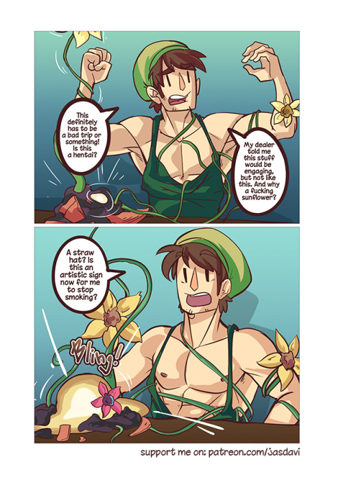 jasdavi:  Gary and PitI started another “small” project and I wanted to become faster, so I drew the faces more simple. I hope you like the story so far and are excited what’s about to happen! Cause I am! Yea! And I don’t even know how this will