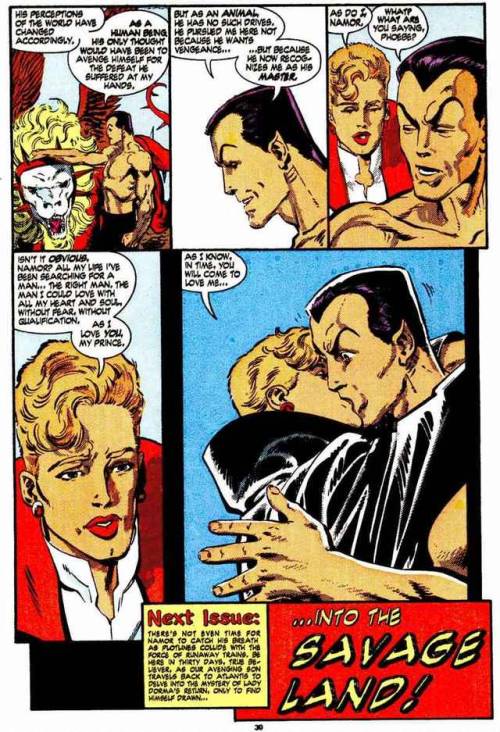 johnbyrnedraws:Namor the Sub-Mariner #14, page 30 by John Byrne & Glynis Wein. 1991.don’t 