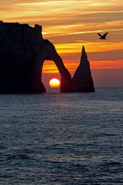 lmmortalgod:  Coucher du soleil Etreat by Emmanuel