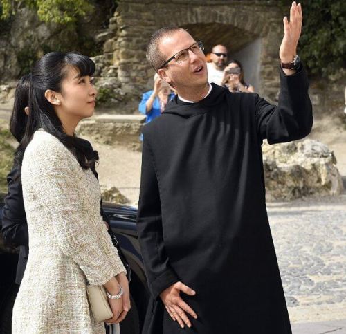 Princess Kako of Japan visited the Benedictine Abbey of TihanyOn September 22, 2019, Princess Kako o