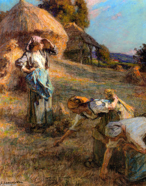 Haymakers by Léon-Augustin L'hermitte (French, 1844 - 1925)