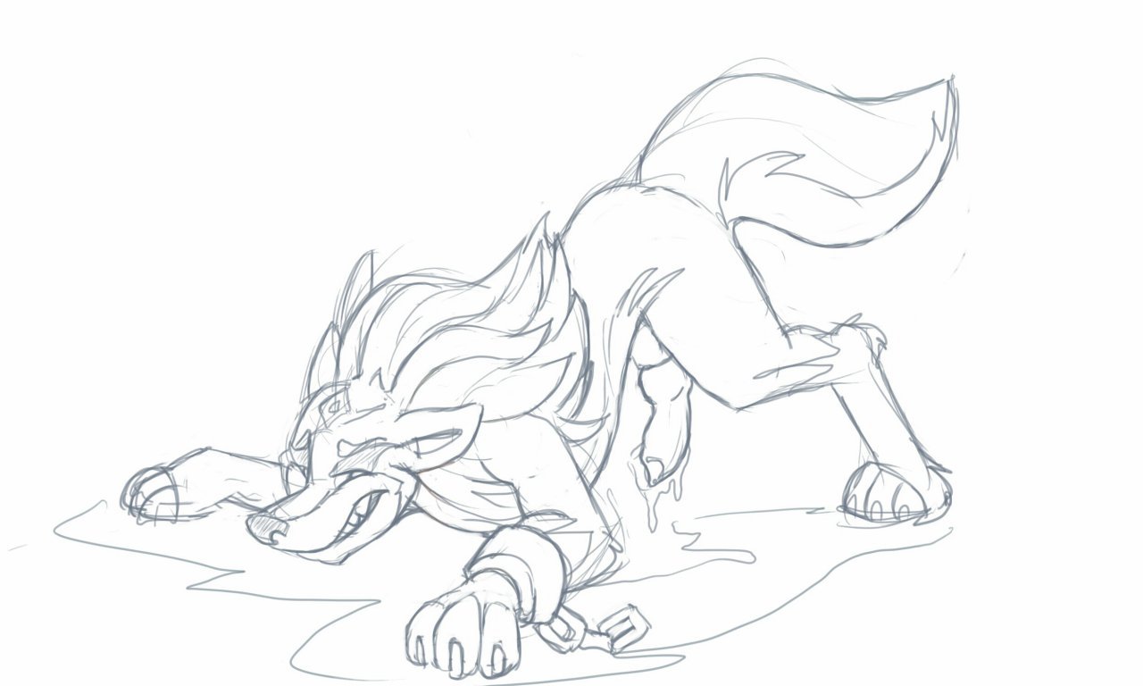 homodracofilo:  Wolf Link’s naughty adventures - by furfragged   Featuring sexy