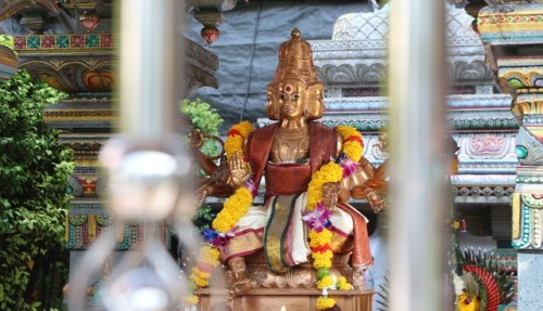 Brahma from Mahamariamman temple, Bangkok, Thailand