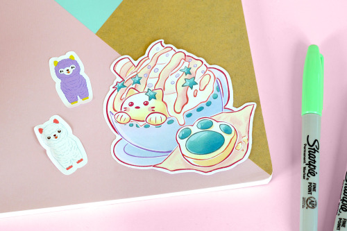 New Stickers Of My Kitten Latte Are Now Available In My Store.