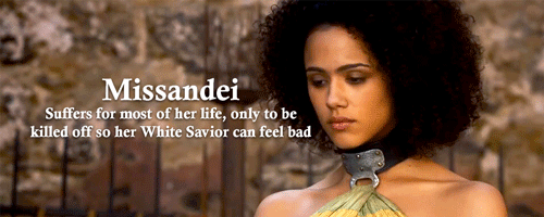 discountalien-pancake:rhaenys-martell-targaryen:Women of Color in Game of ThronesNot only did they k