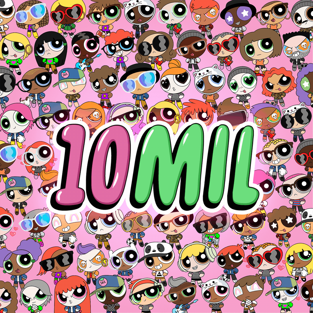 Over 10MM PPG avatars have been created at PowerpuffYourself.com!To every fan who