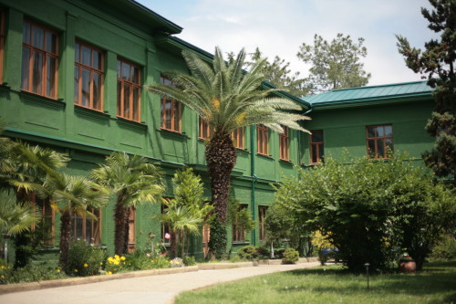 Stalin&rsquo;s dacha in SochiPainted green for camouflage, the building was once Stalin&rsquo;s favo