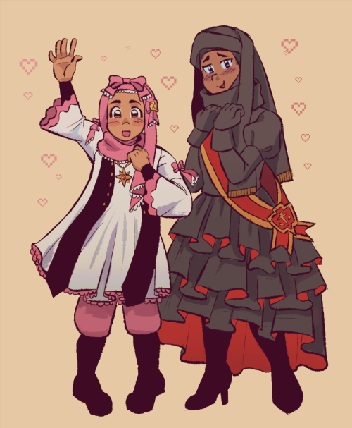 naima and rukhshana from ciconia :) i just like their designs