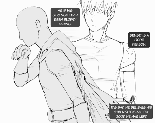 florbe-triz:  What if…  AU in which Saitama slowly loses his strength… 