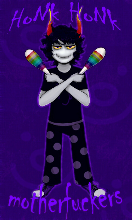 The 3rd of 3 variants of Gamzee for my friend(was made one month ago)