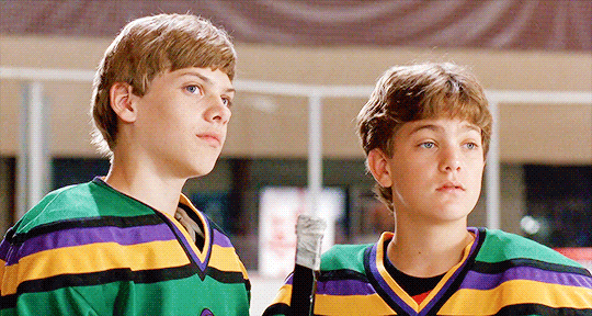 Adam Banks and Charlie Conway  Charlie conway, 80s actors, D2 the mighty  ducks