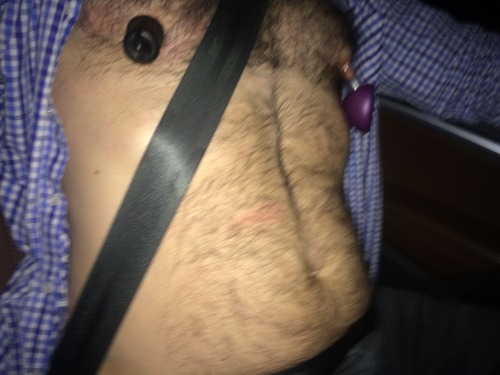 Follower submission  “Before and After , training tits during travel”