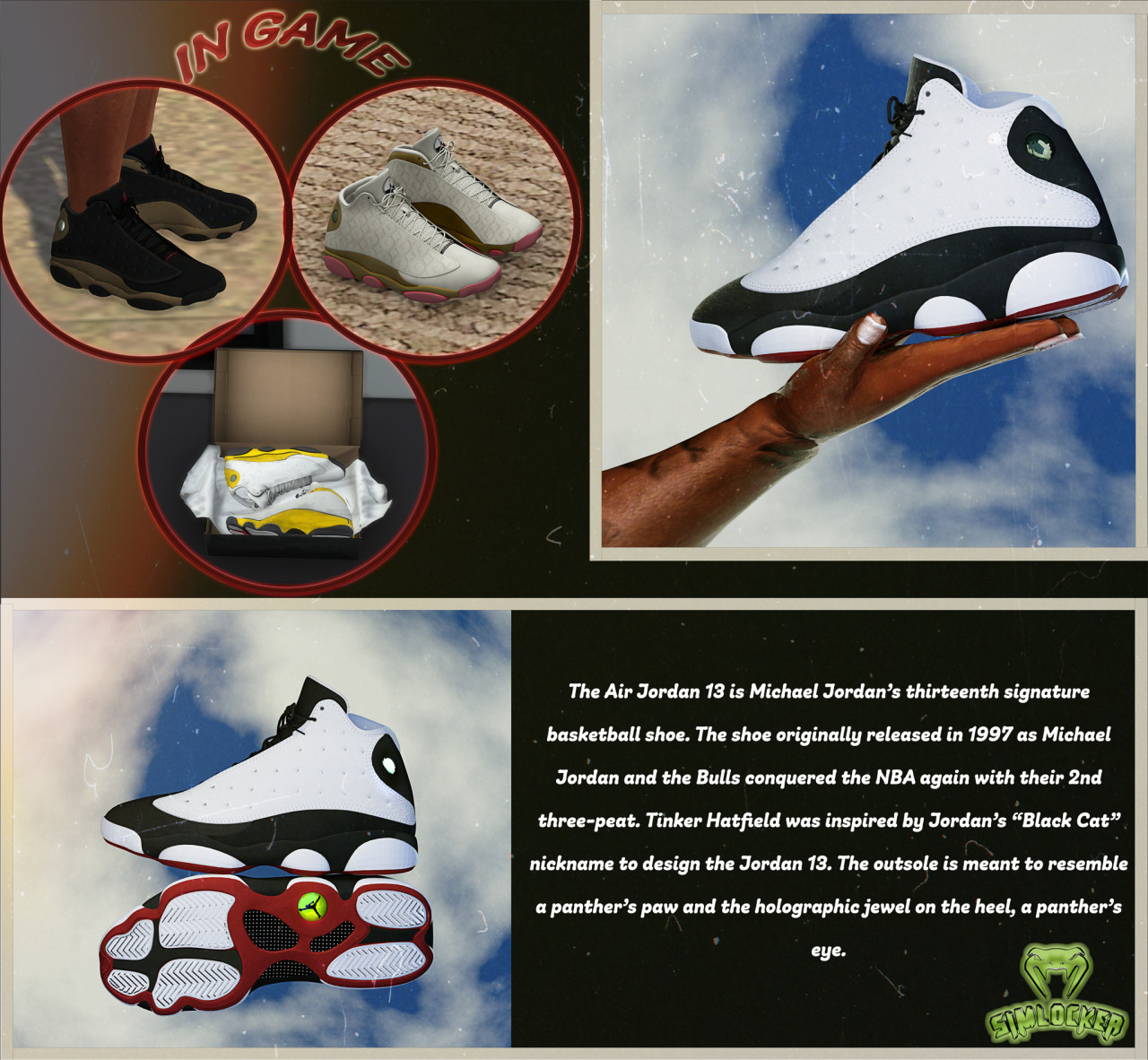 How to customize Jordan 13s 