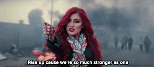 mashallahwallahi:micdotcom:Kurdish pop star Helly Luv risked her life to shoot an anti-ISIS music vi