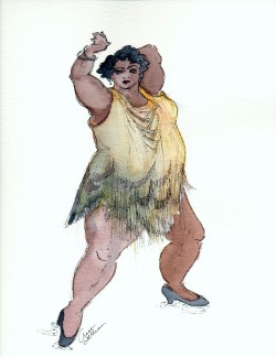 Historicalfatties:  Fat Flapper!  Dancing Her Heart Out In A Nightclub, Somewhere