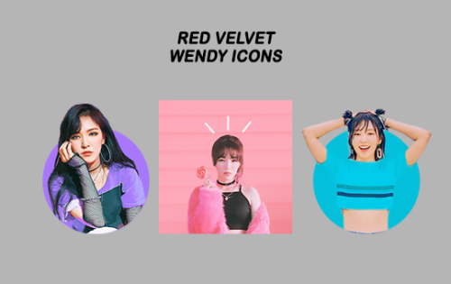 kimseokin: 20 wendy (red velvet) icons requested by @wendys77​  requests are open icons under the cu
