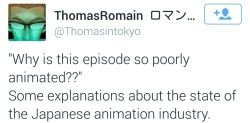 littlewitchcurry:  skhaan:  I saw this on Twitter and I think it’s really important tbh   Its even worse if you complain about the quality of the animation while making zero effort to support the industry legally. Support the shows you like by buying